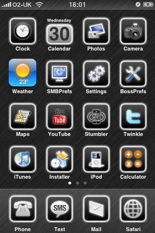 iPhone Black Desktop Screenshot